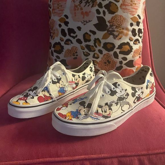 Disney x Vans Authentic (MICKEY Mouse's 90th/True White - Picture 2 of 8